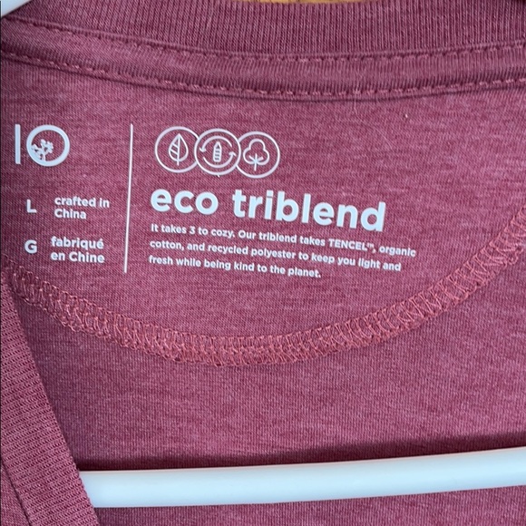 TENTREE t-shirt (reddish pink) - Picture 3 of 5